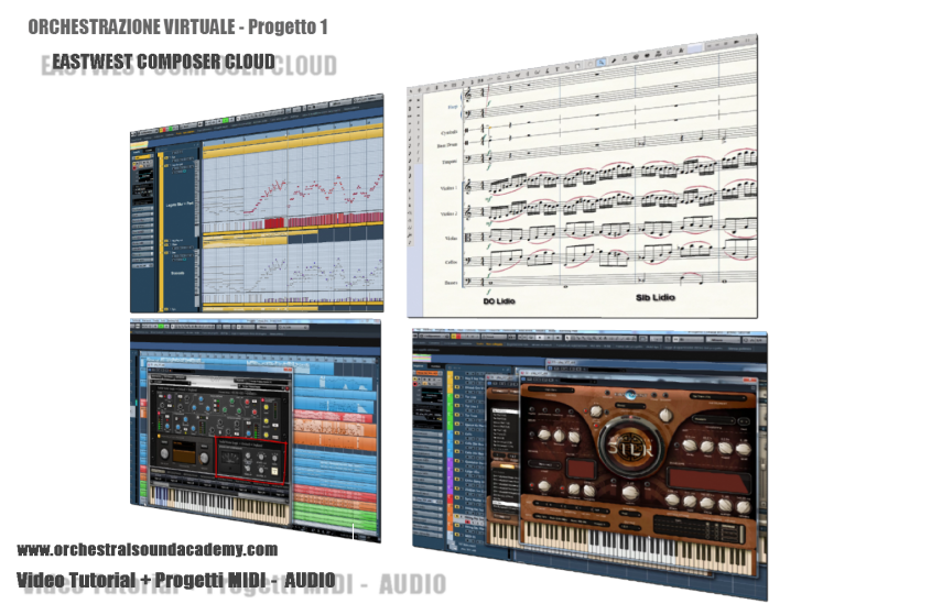 Orchestrazione Virtuale. Progetto 1: EastWest Composer Cloud